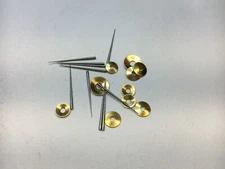 Brass Washers and Tapered Pins for Clock Repair to Hold Hands Set of 20