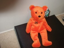 MLB BARRY BONDS 25 Beanie Baby Salvino's BAMM BEANO's Plush 1998 BEAR