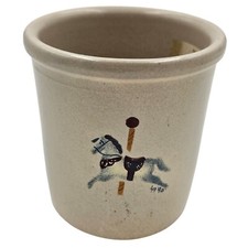 Robinson - Ransbottom Carousel 1 Qt. Stoneware High Crock #20 Made in USA 1990