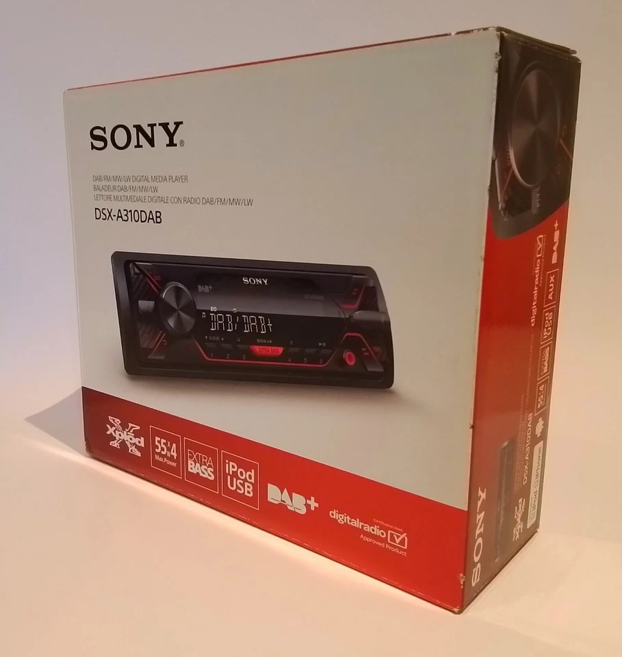 Sony DSX-A310DAB Mechless DAB USB AUX Car Stereo Radio Media Player - Image 3 of 4