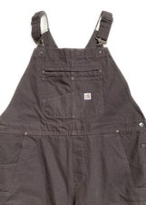 2XL Brown Carhartt Overalls