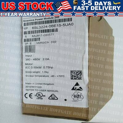 New Siemens G120 PM 240 Power Module 6SL3224-0BE15-5UA0 6SL3 224-0BE15-5UA0