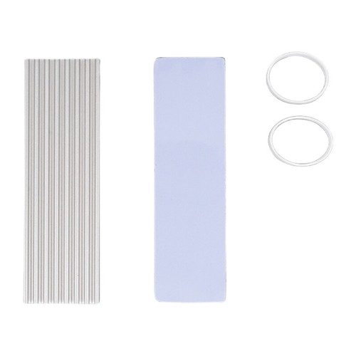 M.2 SSD Heatsink Thermal Pad Heatsink Aluminium Cooling with Silicone Thermal - Afbeelding 3 van 11