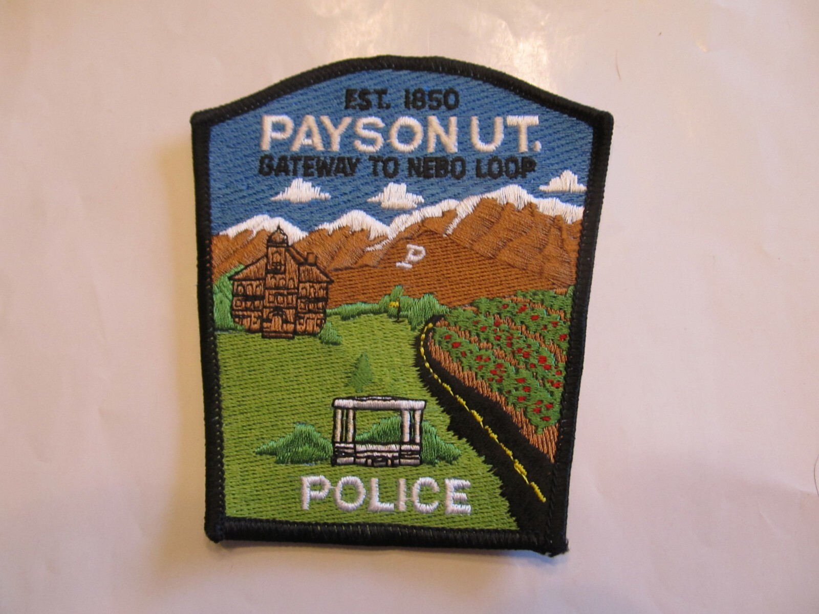 Utah Payson Police Patch Obsolete eBay