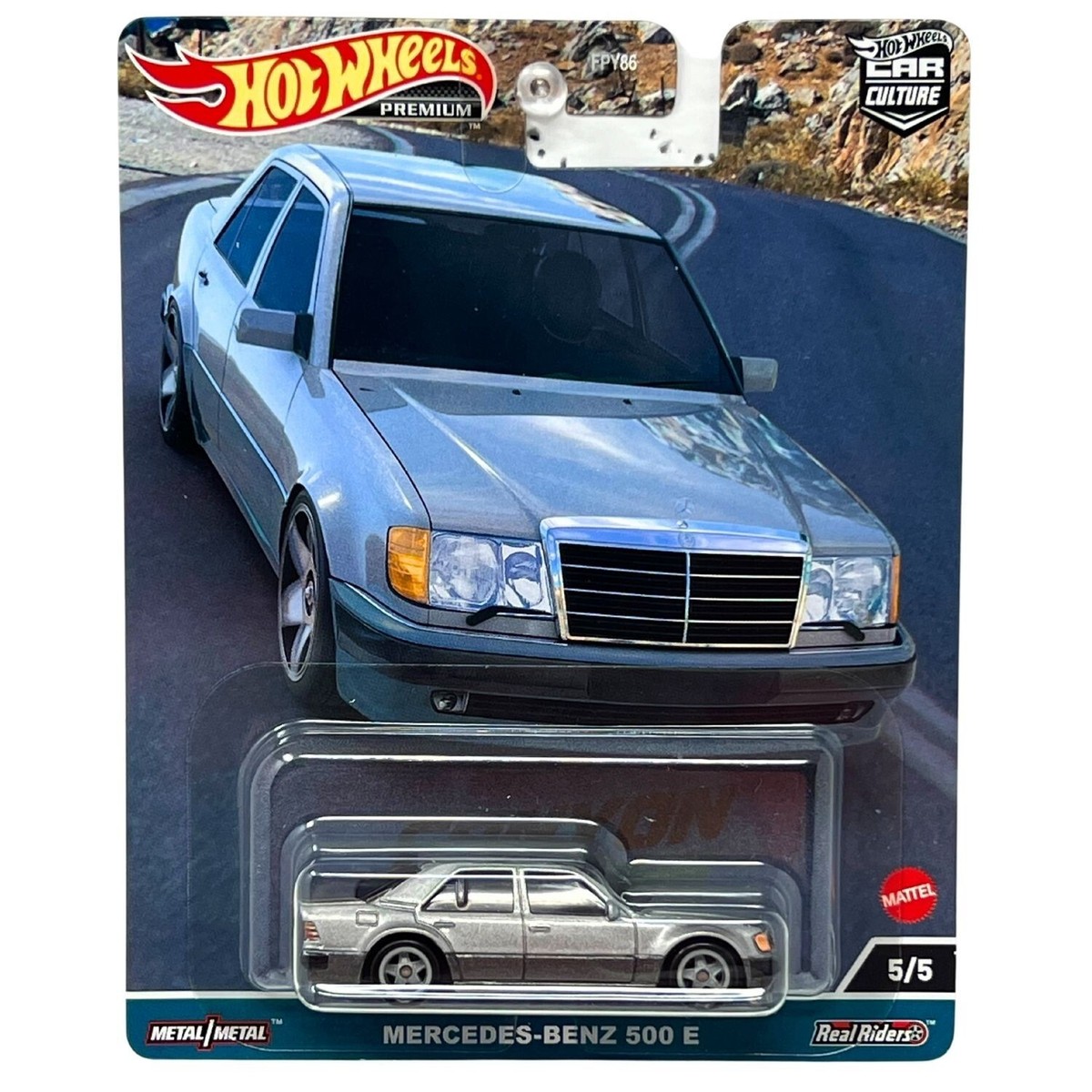 Hot Wheels Premium Canyon Warriors Mercedes-Benz 500 E 1:64