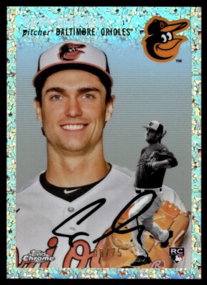 2023 Topps Chrome Plat Anniv Rose Gold  Mini Diamond Cody Sedlock 08/75