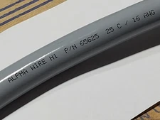 Alpha Wire 65625 16/25C XtraGuard-Flex Power/Control Cable 90C 600V Gray /10ft