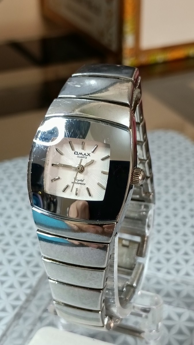 オピアム OMAX Vintage Women's Watch Quartz 22 mm Silver Tone HB794 | eBay