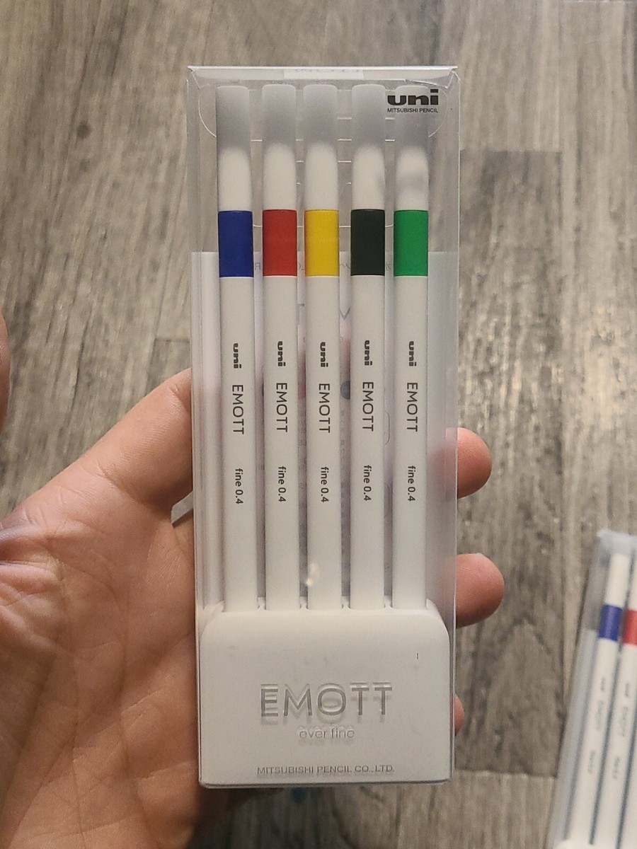 UNI MITSUBISHI EMOTT EVER FINE VIVID BRIGHT COLORS Pen Set