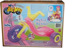 The Original Big Wheel 9" Girls Racer Pink/Yellow/Purple Tricycle