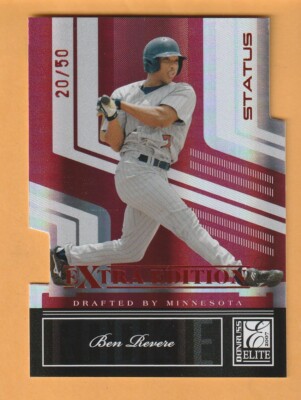 Ben Revere Minnesota Twins 2007 Donruss Elite Extra Edition Status /50 3B