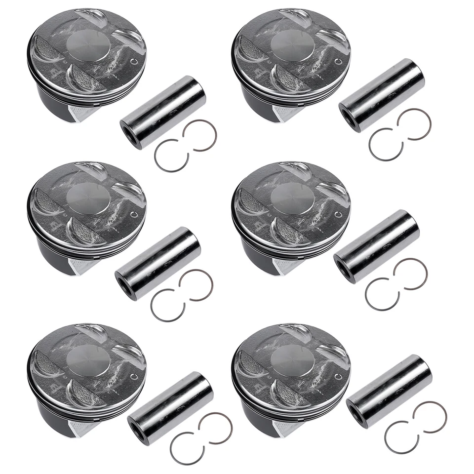 6PCS 3.6L Pistons Set For 2011-2018 Jeep Chrysler V6 DOHC Pentastar 5184347AG Foto 2 de 4
