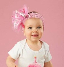 Mud Pie Pink Birthday Cupcake Headband