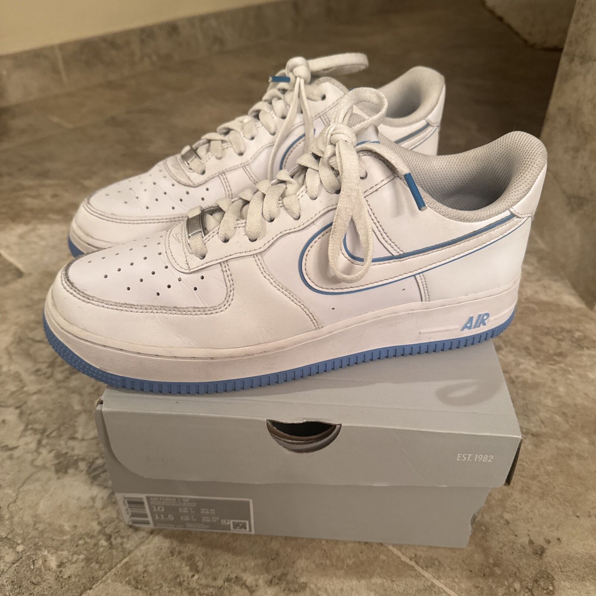 Nike Air Force 1 '07 Shoes sneaker University Blue White dv0788