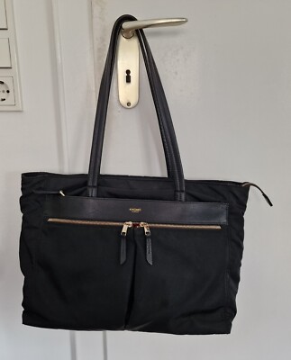 KNOMO LONDON Grosvenor Square Dame Notebook/Business/Aktentasche schwarz 14'' TOP