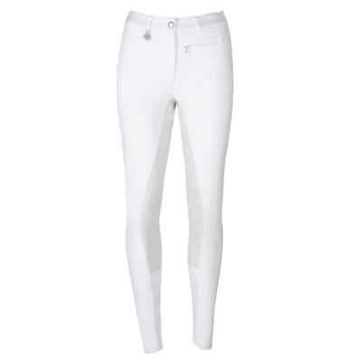 Pikeur Breeches Lugana, Summer Softshell, Tournament Breeches, Super Elastic, White