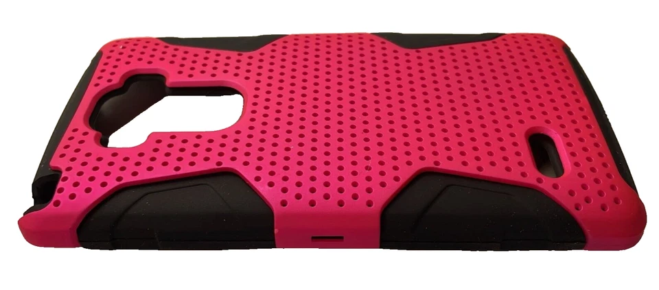 Custodia Ibrida Protettiva In Rete Premium Per LG G Stylo/LS770, Rosa - Immagine 4 di 4