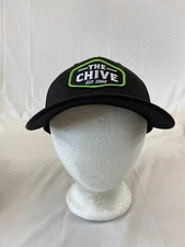 The Chive Baseball Cap Snapback Hat Black 2008 Casual Adjustable Yupoong Mesh