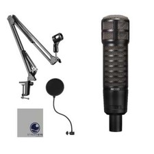 Electro-Voice RE320 with StreamEye Boomarm and accessories