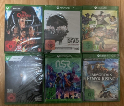 6x XBOX One Spiele Sammlung Horror & Abenteuer NEU OVP  7% Rabatt bei Kauf von 2