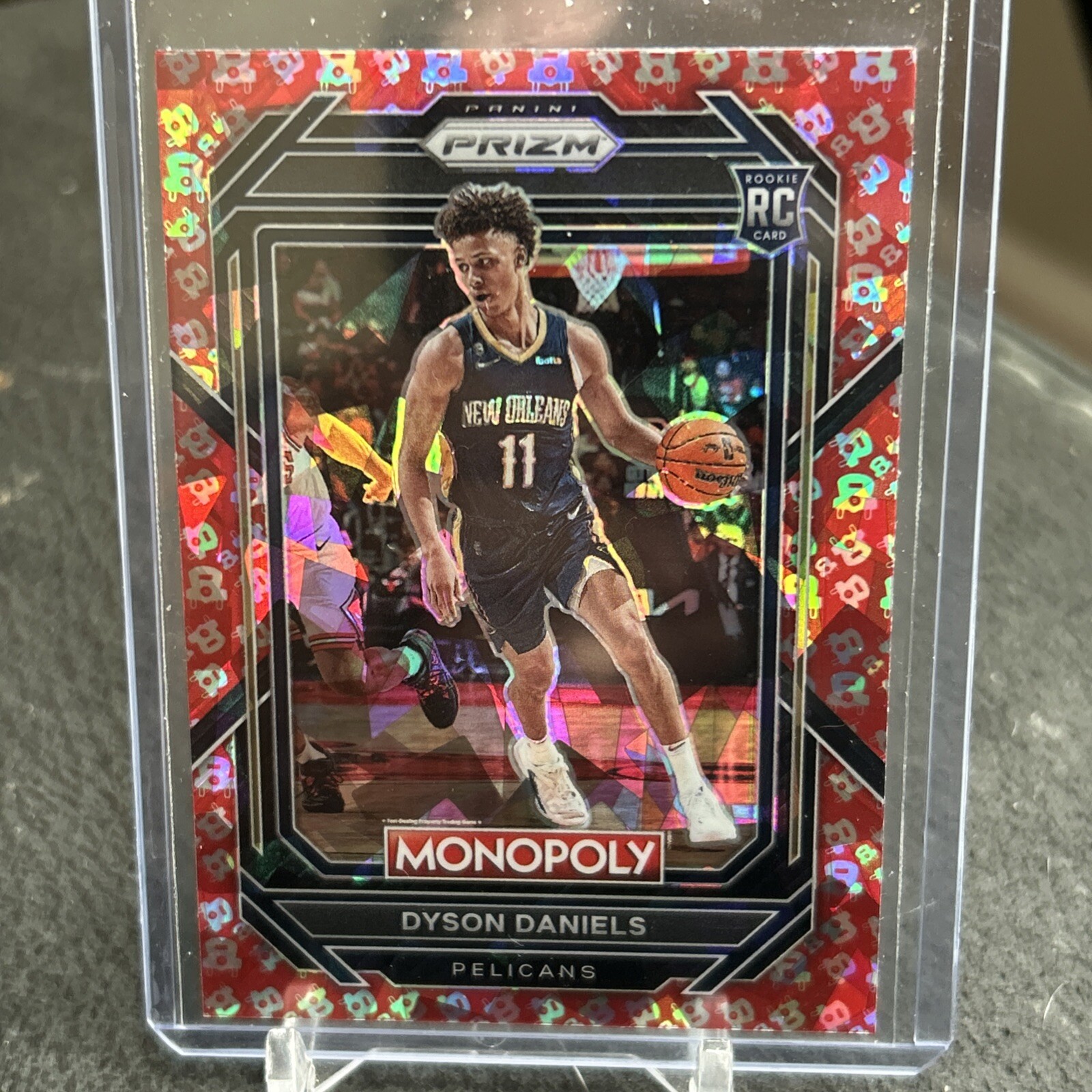 2022-23 Panini Prizm Monopoly Free Parking Prizm Dyson Daniels #57 Rookie RC