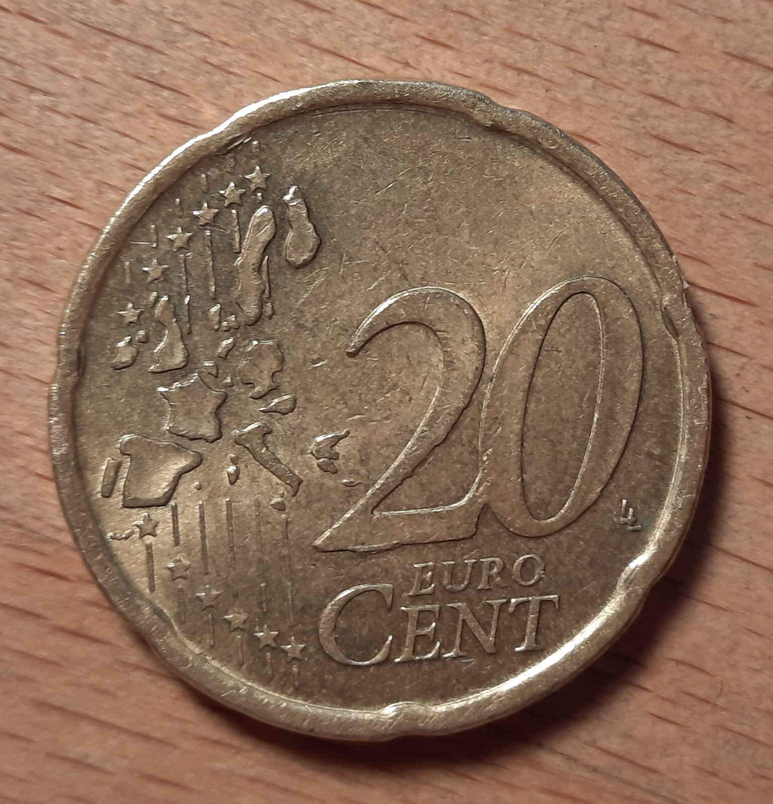 20 Cent Münze Frankreich 1999 Wert 20 Cent Münze 1999 Spanien Unikat | eBay