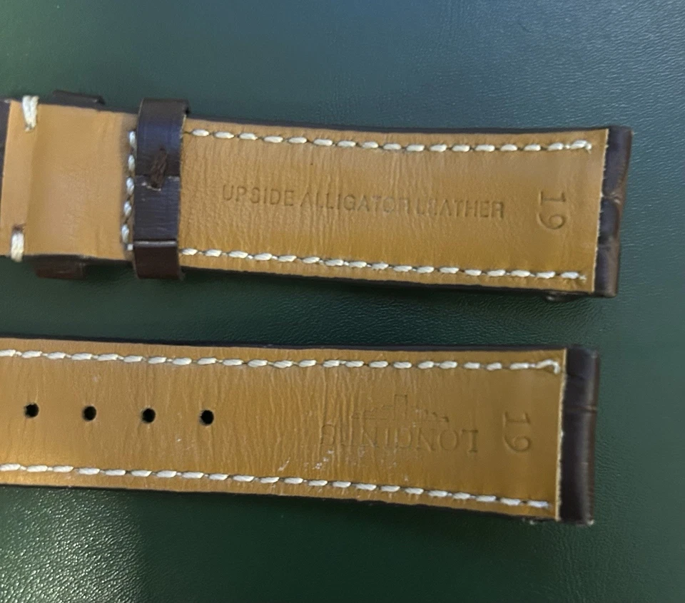 Correa Longings Cuero Marrón 19x18, 100% Original Foto 3 de 3