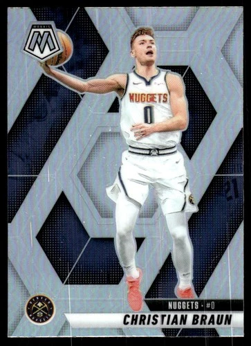 Christian Braun 2024-25 Panini Mosaic #141 Nuggets Insert ? SEE SCAN! FREE SHIP