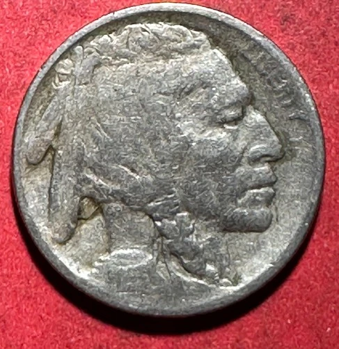 1913 US Buffalo Nickel! "Philadelphia" Mint Type 2! FINE! Old US Coin!