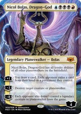 Nicol Bolas, Dragon-God -Foil Near Mint MTG War of the Spark Mythic Edition