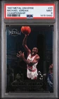 1997 FLEER METAL UNIVERSE CHAMPIONSHIP #23 MICHAEL JORDAN PSA 9