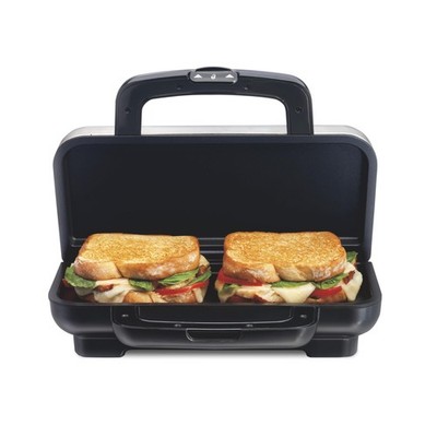 Proctor Silex Deluxe Hot Sandwich Maker With Easy-Clean Durable PFAS-Free Non...