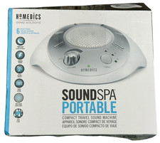 Homedics 6 Nature Sounds Sound Spa Portable Sound Machine Sleep Meditation