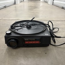 Kodak Carousel 760H Black Auto Focus Slide Projector Power Tested