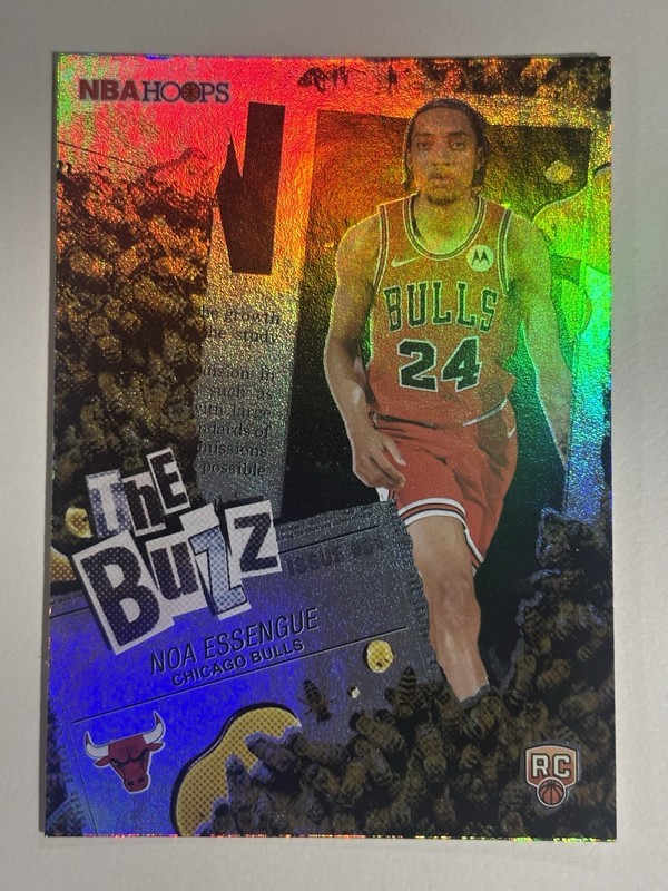 Noa Essengue 2025-26 Topps NBA Hoops The Buzz RC #TB-12 Bulls
