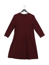 Uniqlo A-Line Midi Dress L in Purple