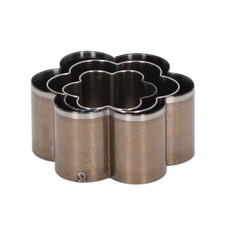 3 Pcs Flower Shaped Leather Cutter 30 40 50mm Alloy Steel Leather Cutting