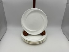 Set of 4 Wedgwood Bone China SOLAR Shape 225 White Bread & Butter Plates