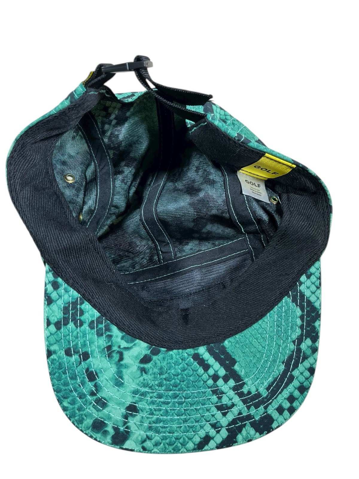 Golf Wang 5 Panel Green Python Hat Streetwear Cam… - image 6