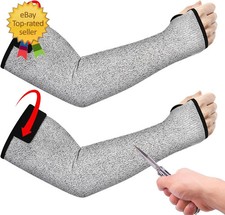 Cut Resistant Sleeves,1 Pair Protective Sleeves for Arm Protectors for Thin Skin