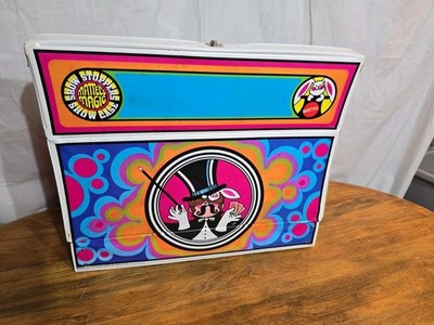 Vintage 1969 Mattel Magic Show Stoppers Showcase Magic Kit Case Psychedelic