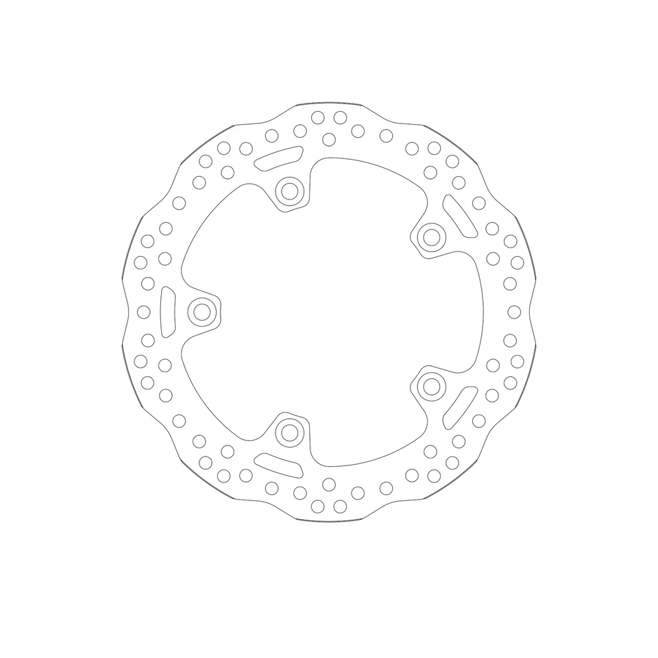 Disco de freno para BMW K 1300 S 2007-2015 actualización trasera SBS Foto 2 de 4