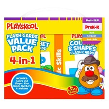 Playskool Flash Cards Value Pack - Alphabet/First Words/Shapes  Colors/Numbe...