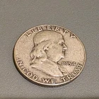 1954-S Franklin Head Half Dollar Silver Coin United States San Francisco