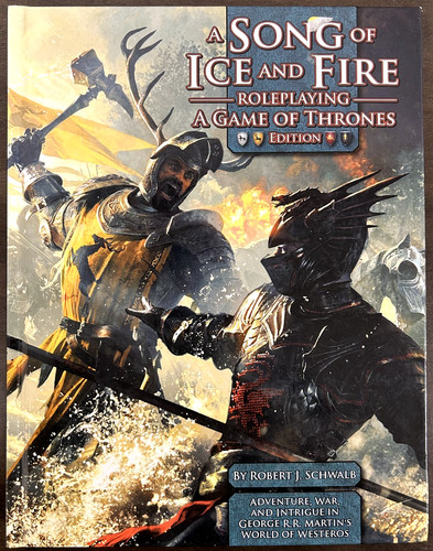 Green Ronin -  A Song of Ice and Fire Roleplaying: A Game of Thrones HC - GREAT!