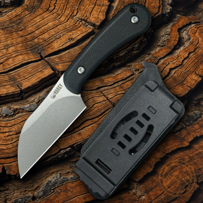 Kubey Rockhopper Fixed Knife 2.63'' 14C28N Sandvik Steel Blade Black G10 Handle