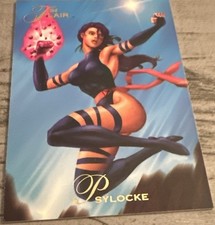 1994 FLAIR MARVEL ANNUAL BASE CARD 107 PSYLOCKE SHARP. VERY NICE NM. SEE PICS