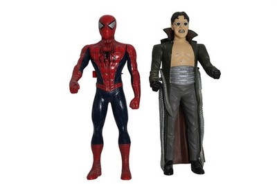 12'' Spider-Man 2 Spiderman + Doctor Octopus 2004 Figures