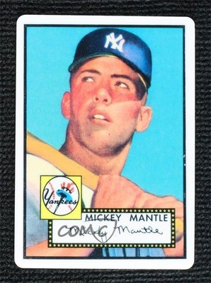 1996 R&N China Topps Porcelain Reprints 625/1000 Mickey Mantle #311 HOF 16yo