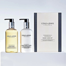 Cole & Lewis Lemongrass & Bergamot - Hand Wash & Lotion Luxury Set 2 x 300ml NEW 26.60 per litre